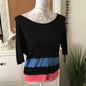 COPY - Forever 21 Color Block Sweater Top Size S/P